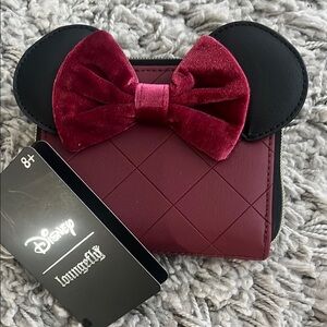 Loungefly Quilted Burgundy Wallet